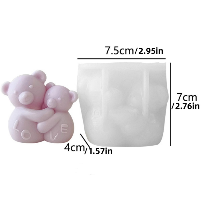 Love Bear Teddy Mould CM17