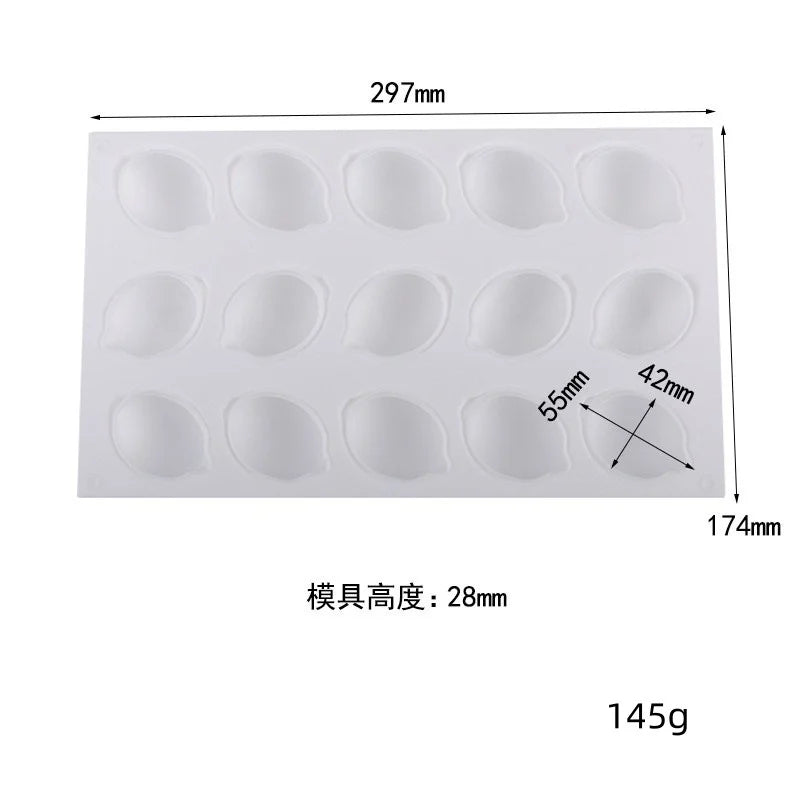 Lemon Mould 15 Cavity CM684