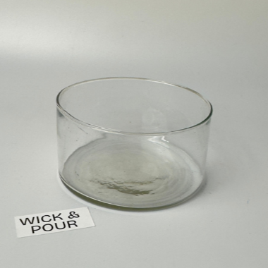 12 pieces - Clear Wide Glass 260 ml - WP110