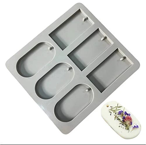 Wax Sachet Oval and Rectangle Mould - CM117