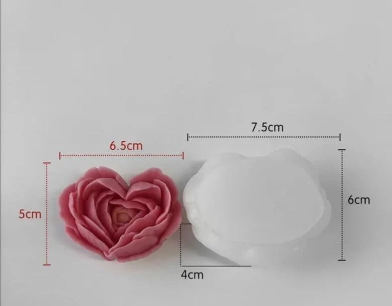 Heart Rose Mould CM81