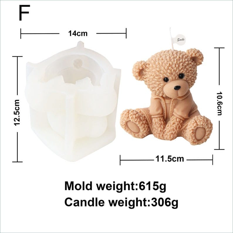 Big Teddy Mould Sitting CM89