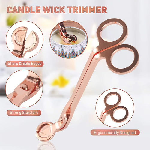 Wick Scissors Premium Rosegold WP25