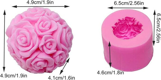 Rose Ball Mould CM361