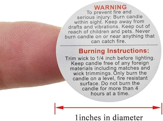 Warning Label for Candle DM50