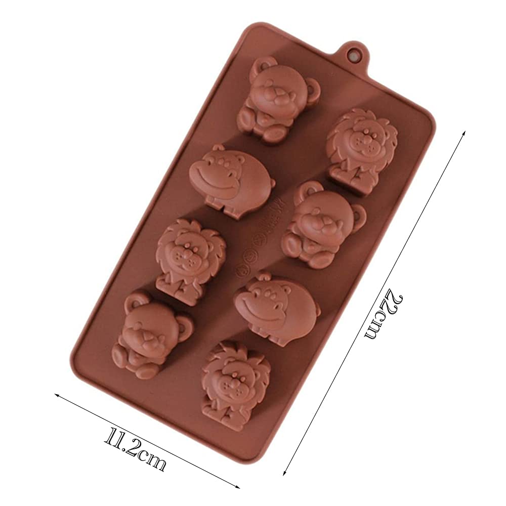 8 Cavity Lion Mould CM649