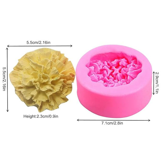 Marigold Flower (Genda) Mould CM11