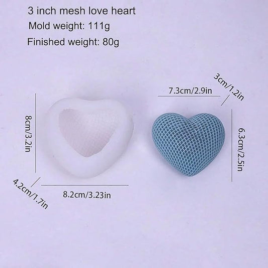 Dotted Heart Mould CM133