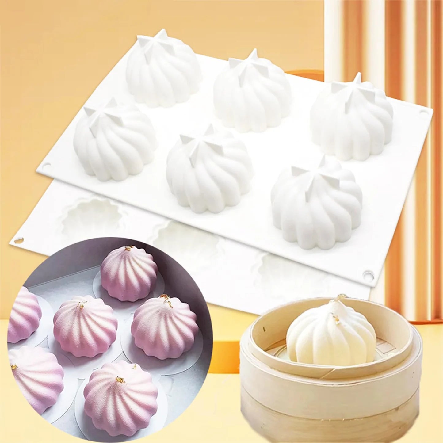 Modak Mould 6 Cavity CM72