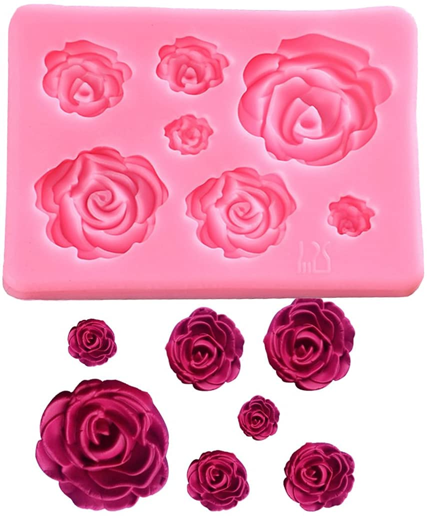 Rose 7 Cavity Mould CM64