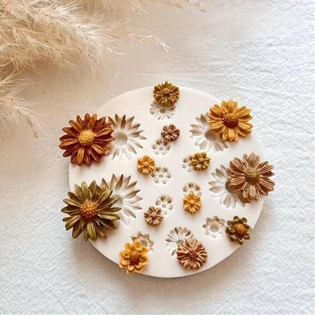Daisy Flower Elements Mould CM27