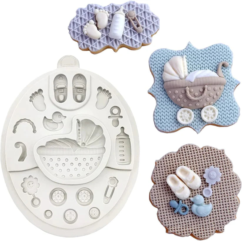 Baby Pram/ Baby Shower mold CM02