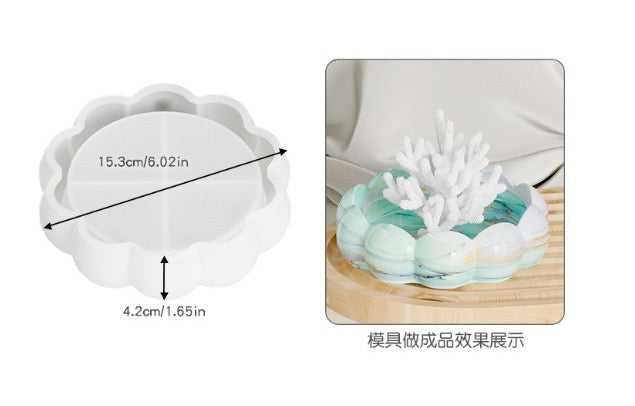 Bubble Bead Concrete Jar Mould CM698
