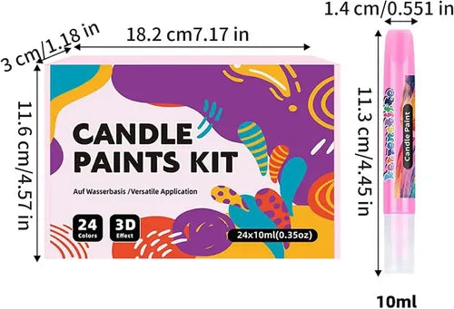 Candle Paint Pen Kit (Pack of 24) DM48