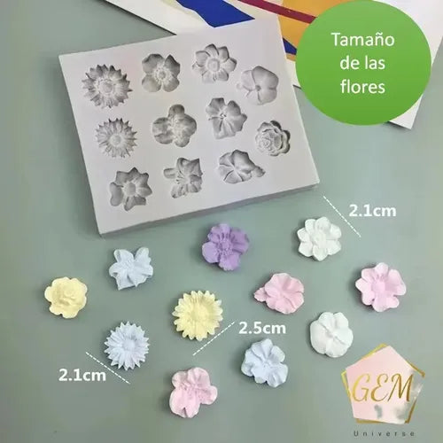 Mix Flower Mould CM694