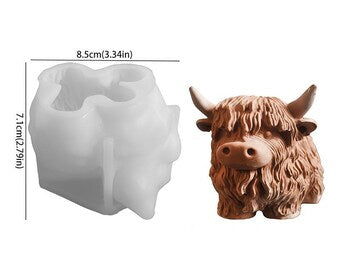 3D Bull Mould CM444