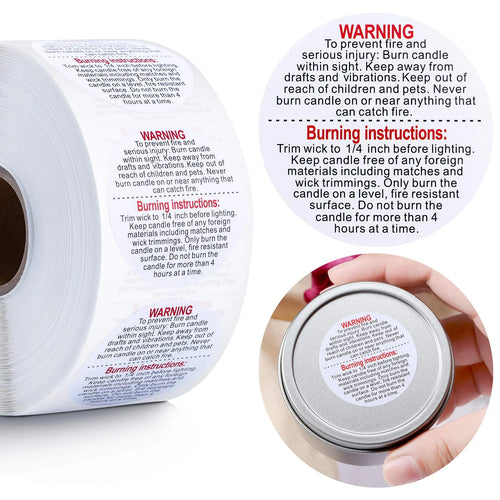 Warning Label for Candle DM50