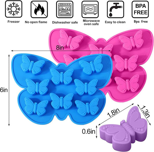 8 Cavity Mini Butterfly Mould CM578