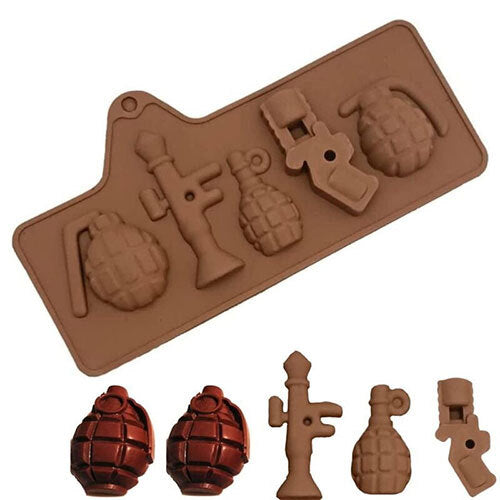 Diwali Gun and Bomb Silicon Mold | CM729