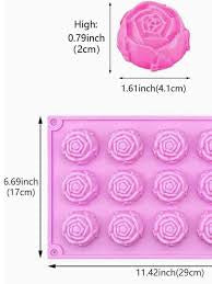 15 Cavity Rose Mould CM170