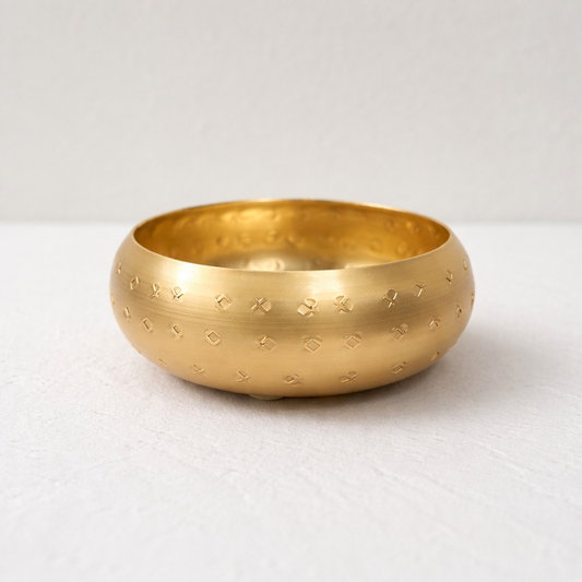 Hammered Bowl Metal Urli