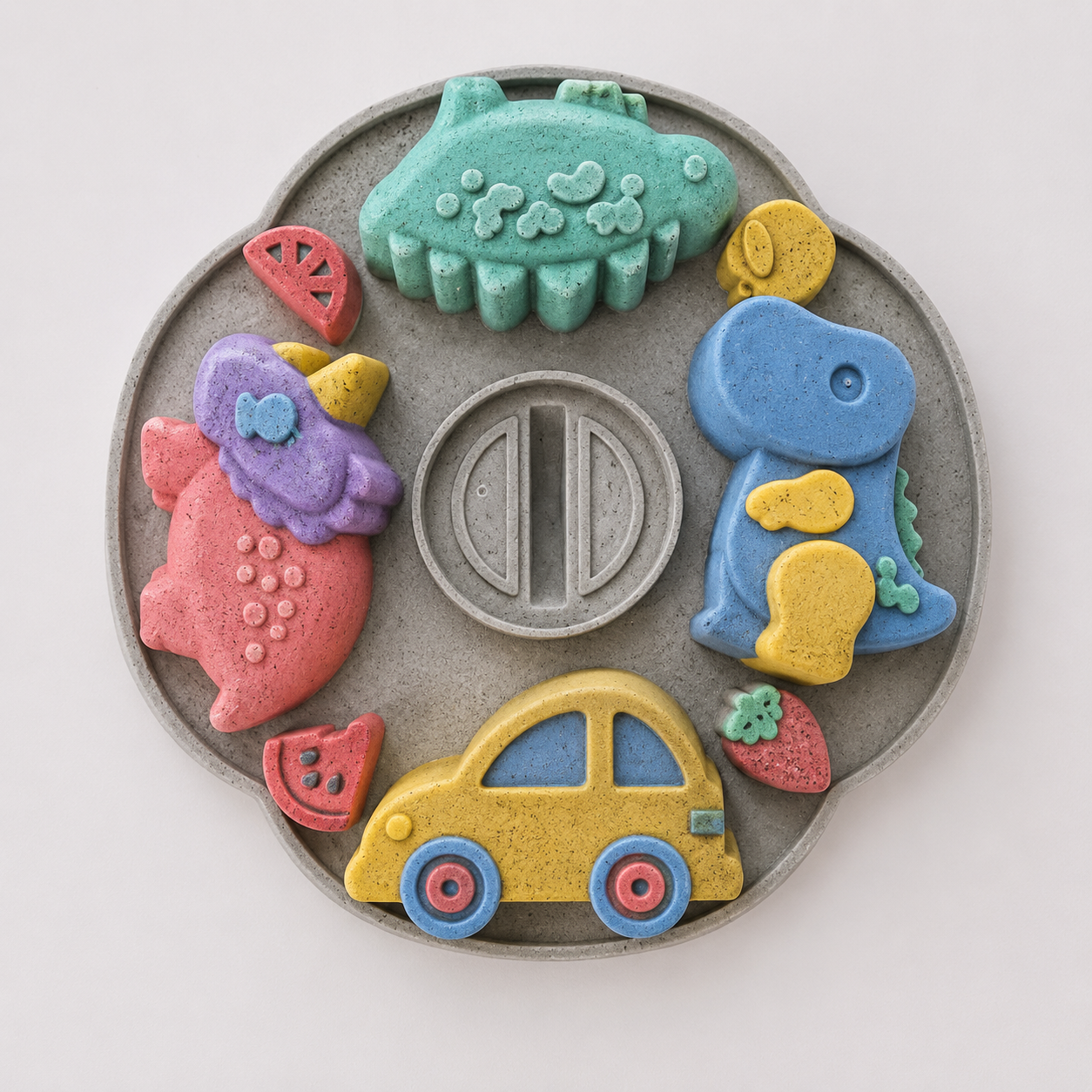 4 Cavity Cartoon with lid Mould CM622