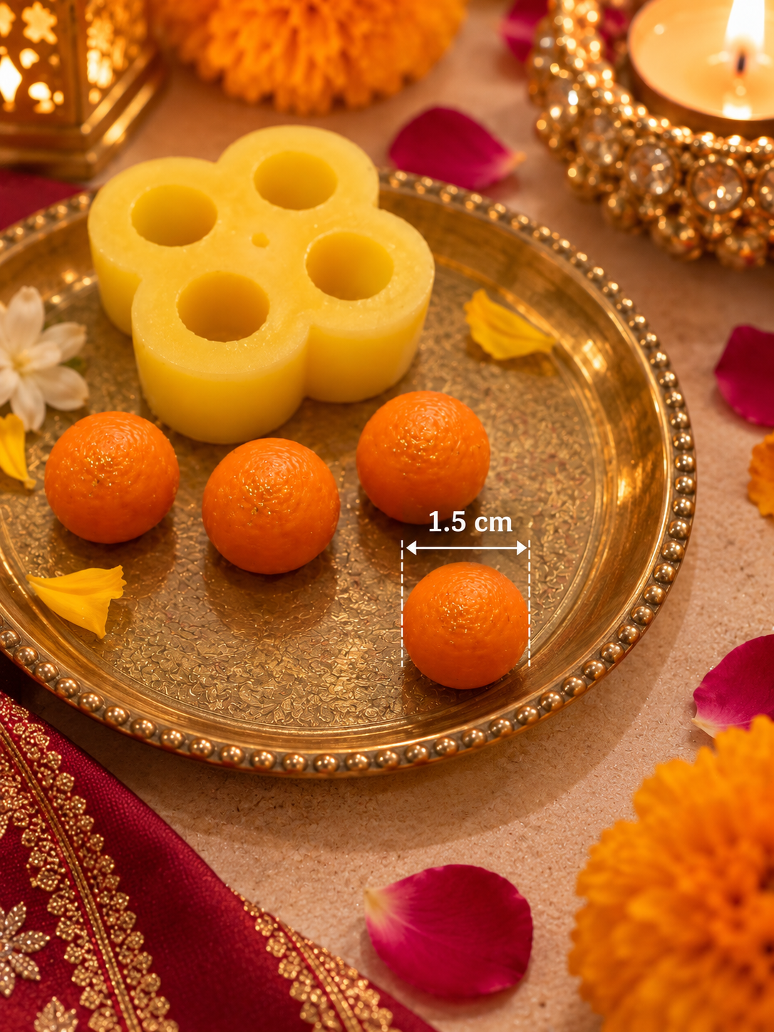 Laddu Mould | Motichoor Mould | Miniature| CM912