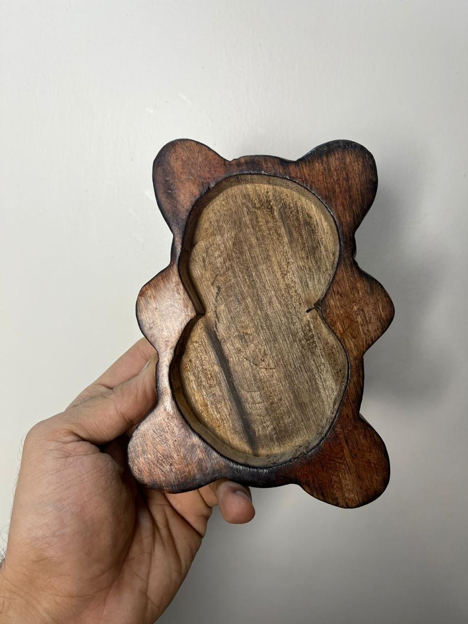 Teddy Wooden Bowl 16cm X 12cm - WP306