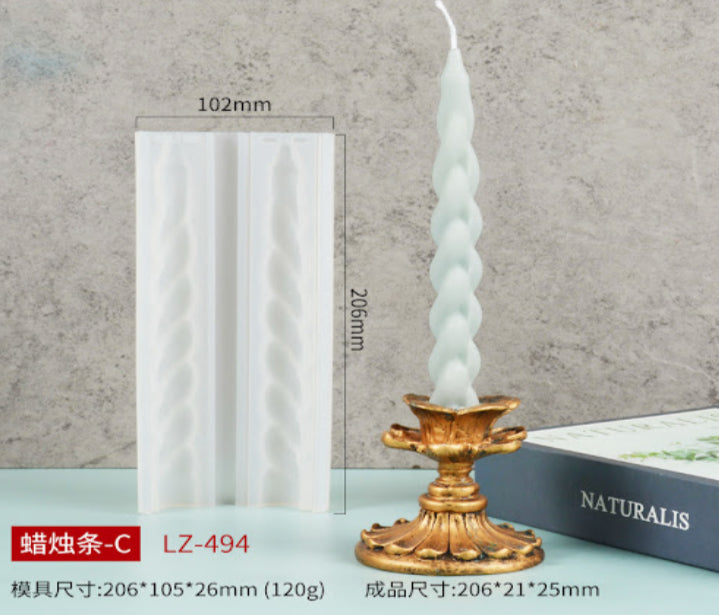 Pillar Candle Stick Mould CM515