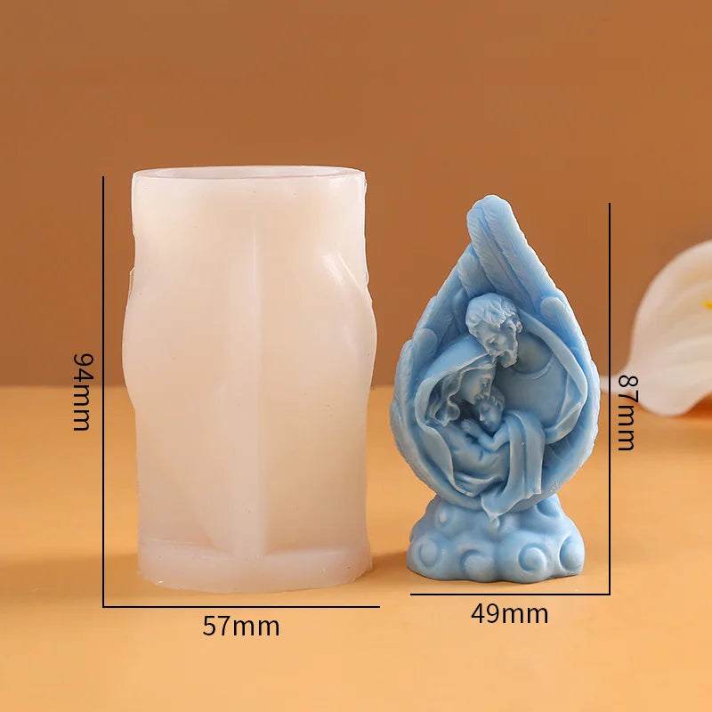 Christmas Nativity I Jesus Mould XMAS13