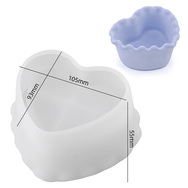 Wave Heart Concrete Mould CM526