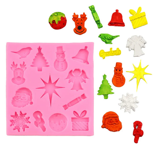 Christmas Topping Mould XMAS37