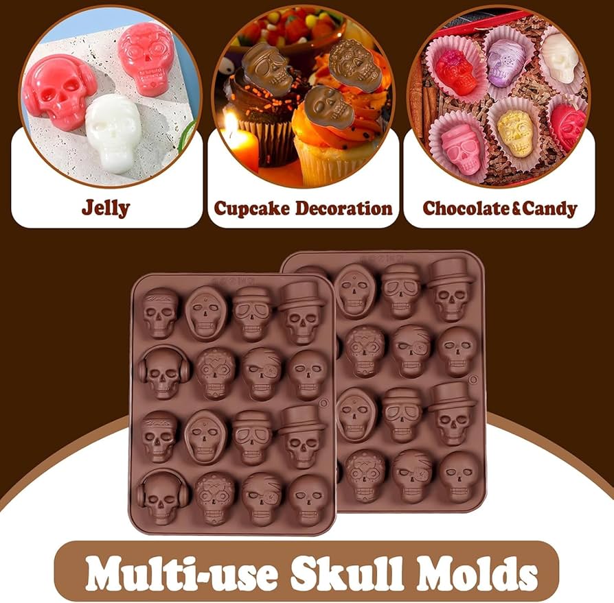 Skull Silicon Mould XMAS57