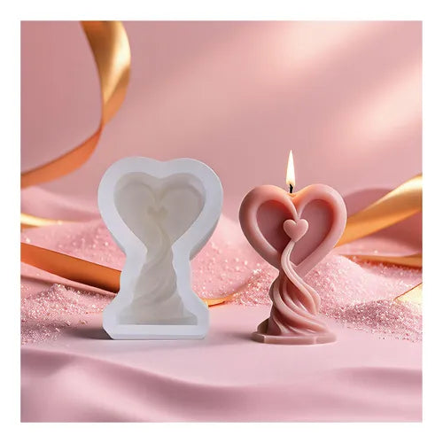 Heart with Base 3D Mould CM423