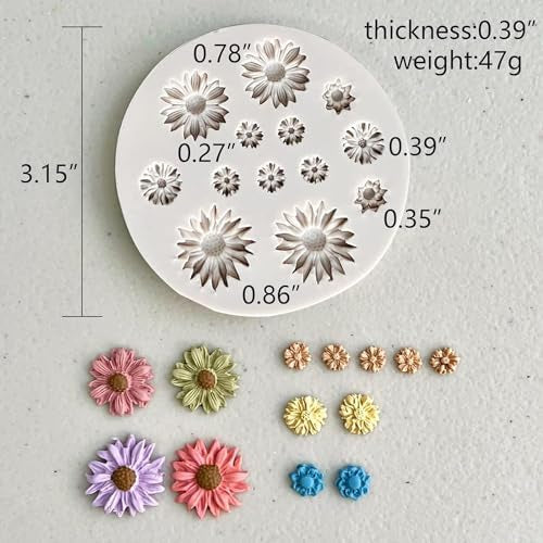 Daisy Flower Elements Mould CM27