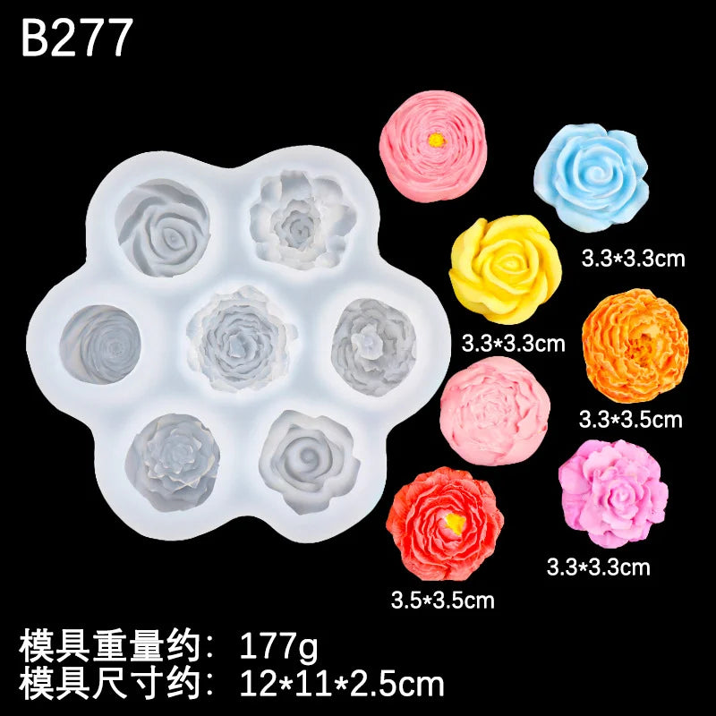7 Flower Combo Mould CM35