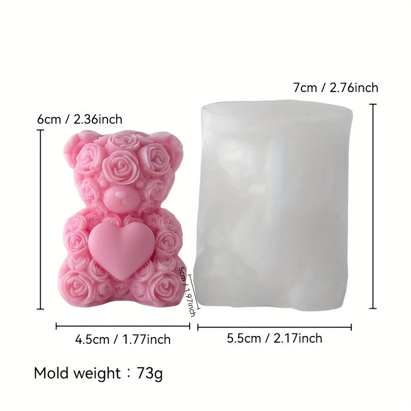 Rose Bear New Mould CM489