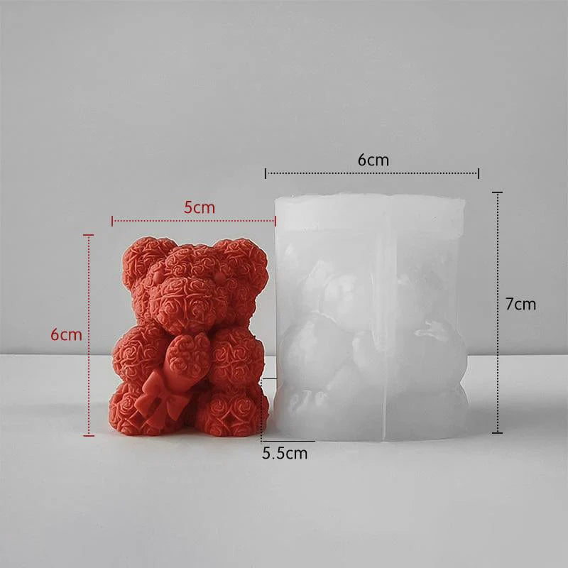 Teddy Bouquet Mould CM485