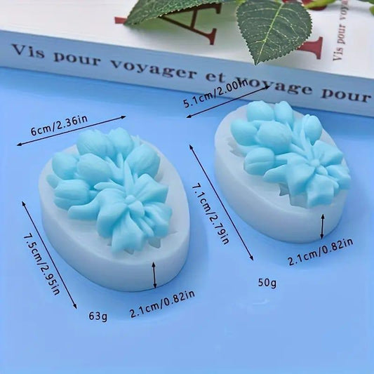 Tulip Flat Mould Set of 2 CM127