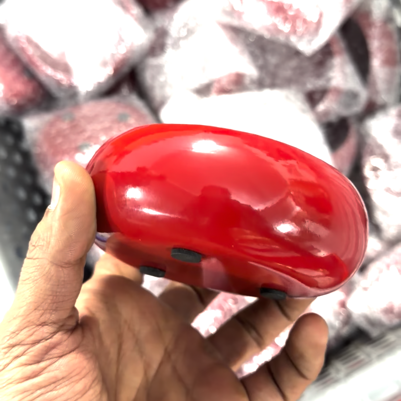 Red Bowl Metal Urli - UD04