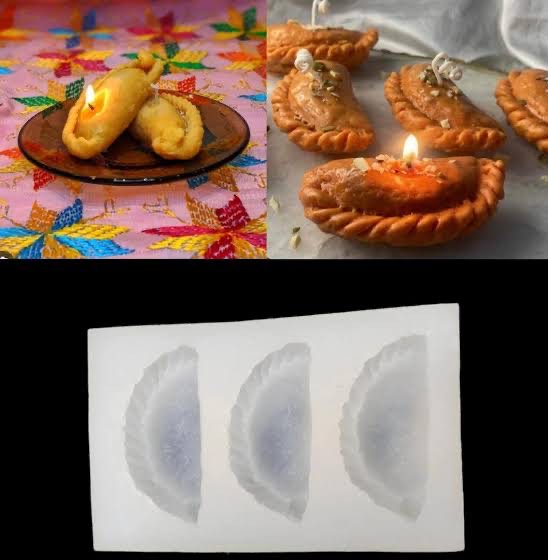 Gujiya Mould 3 Cavity CM92