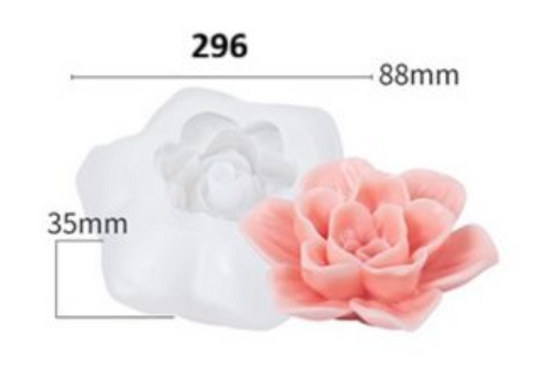 Rose Flower Mould CM306