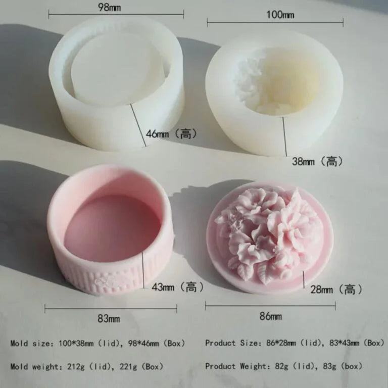Jar Concrete/Candle Mould CM39