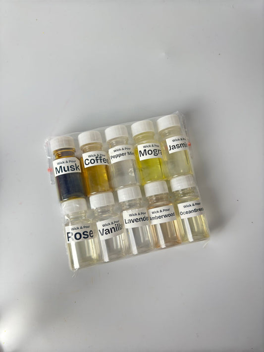 Set of 10 fragrance (10 ml each) - FO02