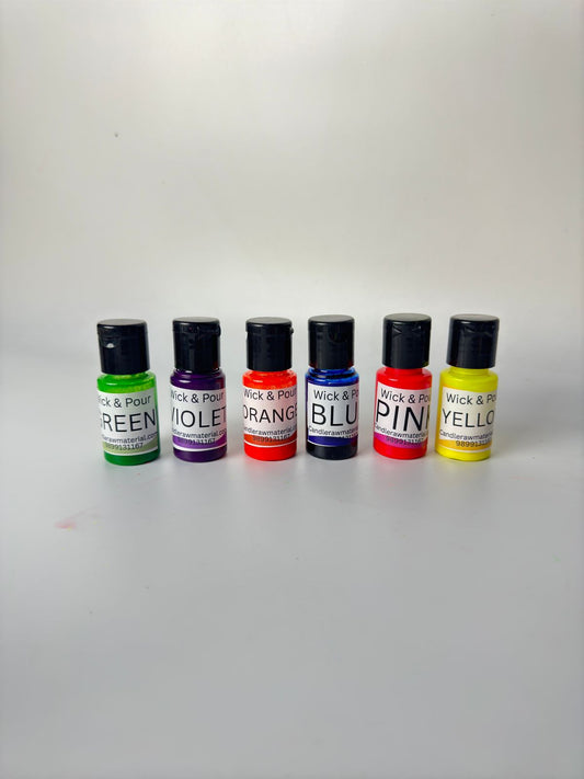 Fluorescent Liquid Color Pack of 6 - WP34