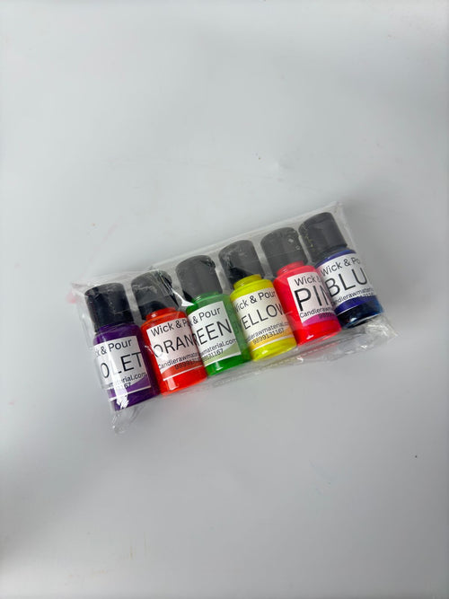 Fluorescent Liquid Color Pack of 6 - WP34