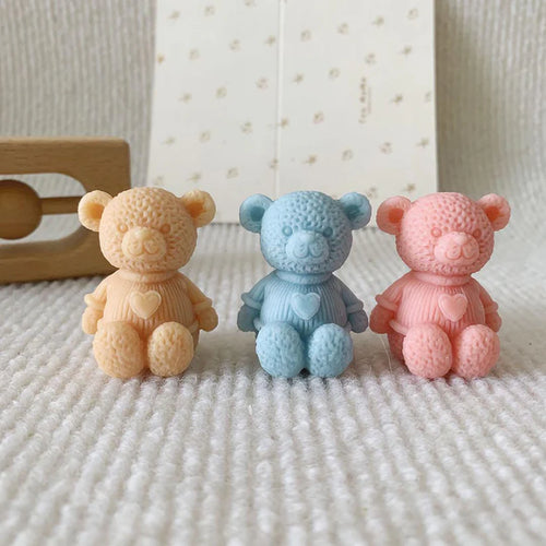 Heart Teddy Mould CM318