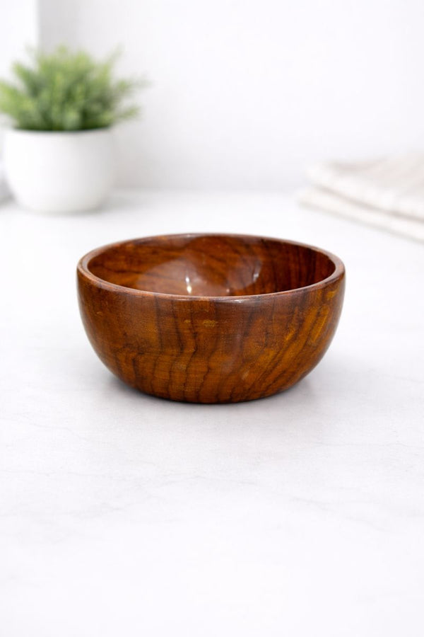 Wooden Dough Bowl Container