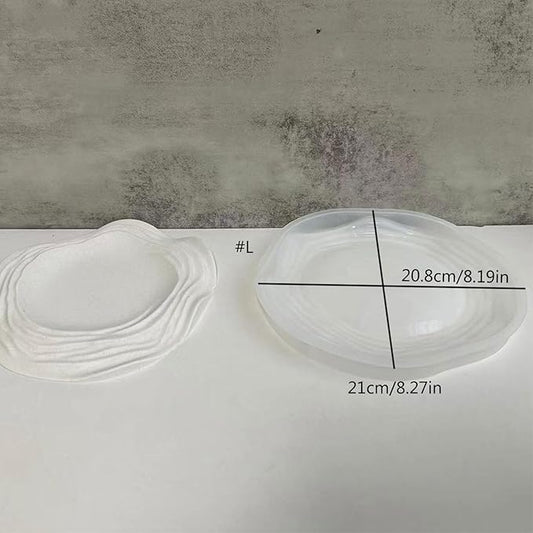 Wave Tray Concrete Mould 21cm CM365