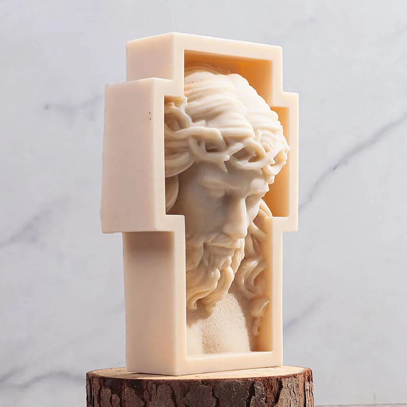 Jesus Cross Face Mould CM576